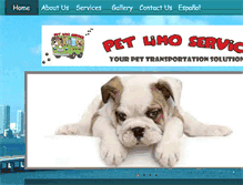 Tablet Screenshot of petlimoservice.com